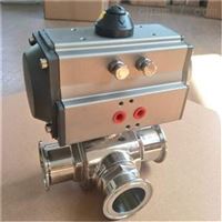 Q684F/Q685F气动卫生级三通球阀供应